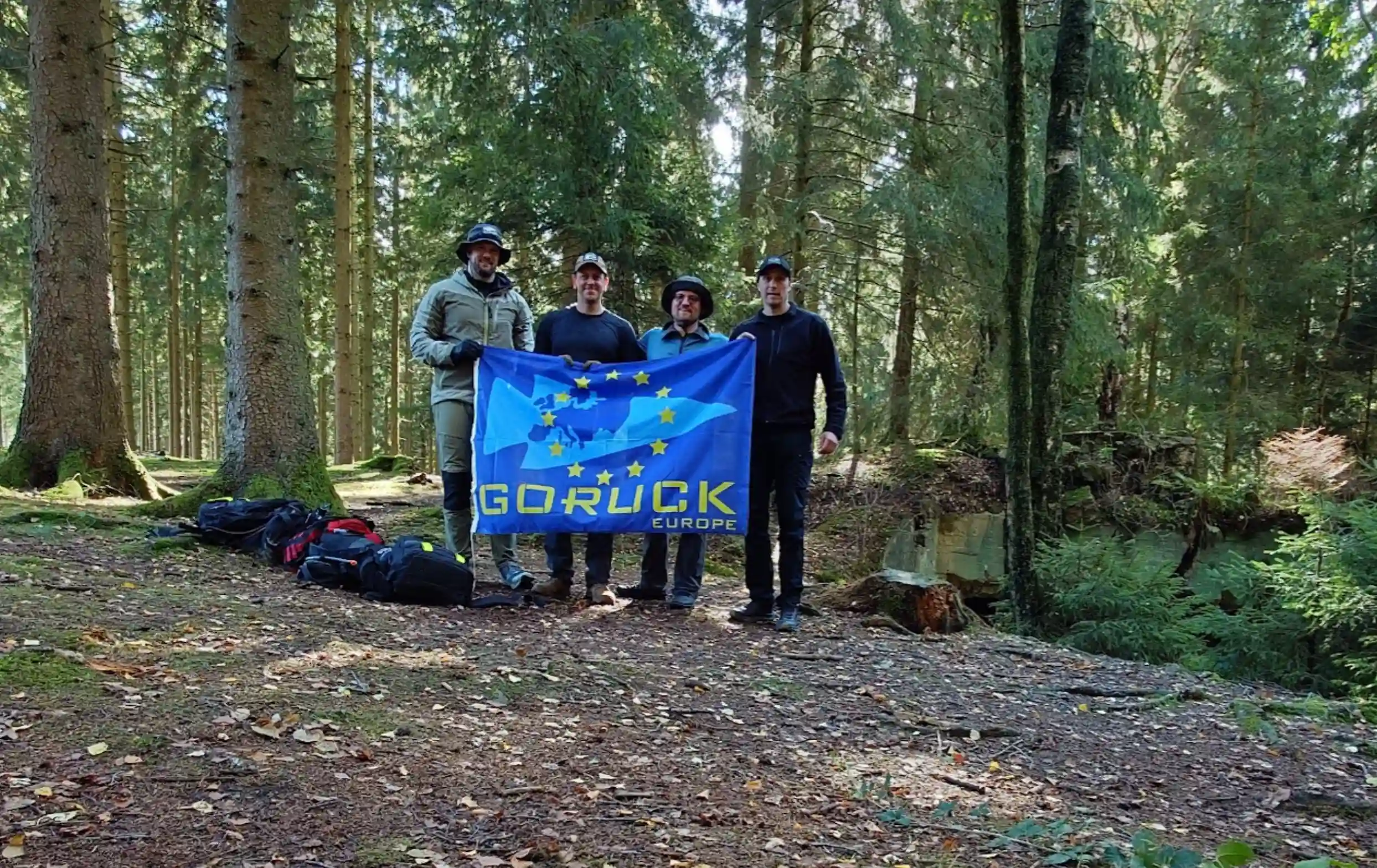 Image: Another Team photo in the forest.